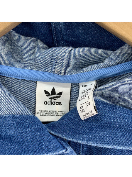 adidas originals パーカー DENIM HOODIE GM5387