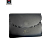A.P.C.  レザーカードケース ブラック