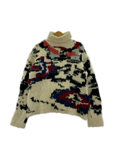 ISABEL MARANT ETOILE タートルネック 手編ミニット アイボリー