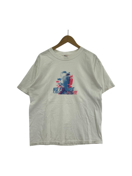 00s SEX PISTOLS FILM NO FUTURE バンド＆ムービー Tシャツ(M) ホワイト