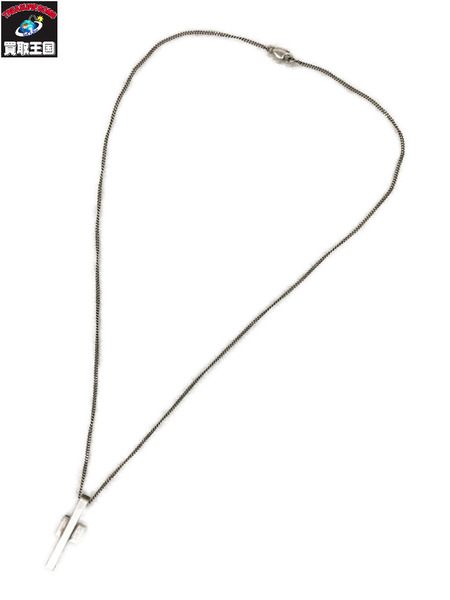 GUCCI ITALY CROSS NECKLACE シルバー925
