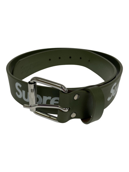 Supreme ソノ他 Repeat Leather Belt オリーブ S/M