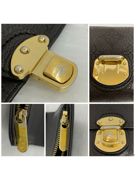 ルイ・ヴィトン LOUIS VUITTON ポルトフォイユ 長財布 モノグラムマヒナ ノワール(ブラック) M95549 レディース