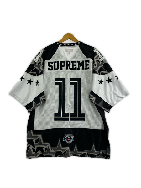 Supreme 半袖Tシャツ・カットソー 25SS Stars Football Jersey L ブラック
