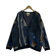 YOKE 21AW ROTHKO JACQUARD CARDIGAN 青 (2)