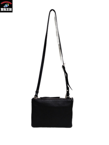 PRADA/ダブルジップ/レザーバッグ/1BH046 ショルダーバッグ