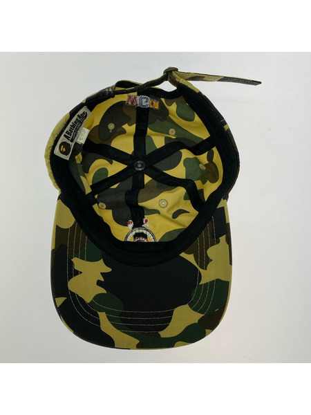 A BATHING APE キャップ 迷彩 キャップ カーキ