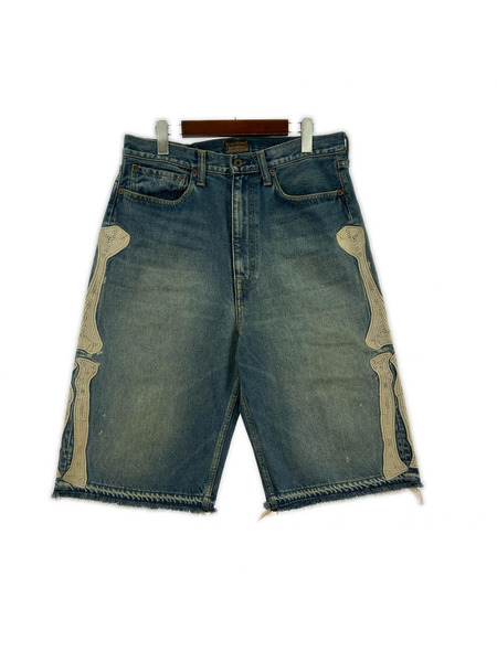 KAPITAL ショートパンツ ボーンデニムショーツ