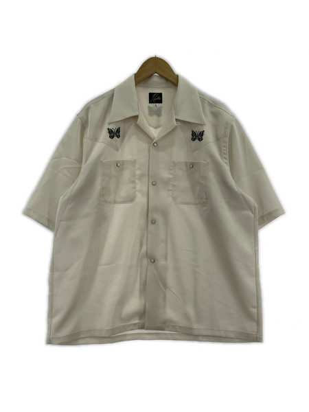 Needles 半袖シャツ 別注 カウボーイSSシャツ L ホワイト