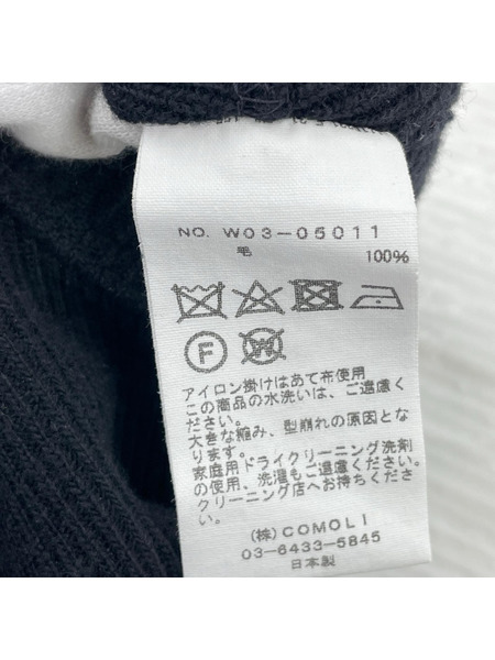 COMOLI ニット・セーター 22AW ウールフットボールTシャツ 3