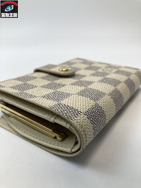 LOUIS VUITTON ルイヴィトン LV N61676 ポルトフォイユヴィエノワ ダミエ アズール 二つ折り財布 コンパクトウォレット 