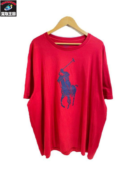 未使用品 POLO RALPH LAUREN Tシャツ (3XB) RED[値下]