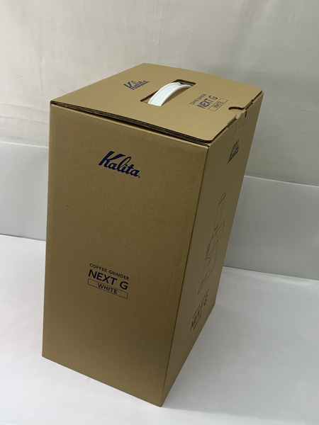 Kalita コーヒーグラインダー NEXT G KCG-17 ホワイト 外箱開封 未使用品 カリタ ネクストG 電動コーヒーミル