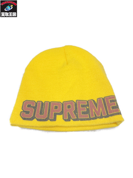 ☆supreme yellow beanie☆ニット帽 Supreme Crest Beanie (FW24) - $40