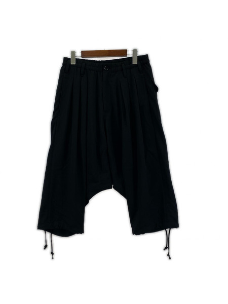 Yohji Yamamoto ウールギャバサルエルパンツ 1 ブラック FX-P90-100