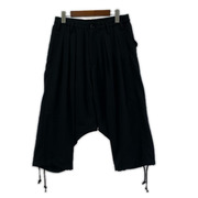 Yohji Yamamoto ウールギャバサルエルパンツ 1 ブラック FX-P90-100