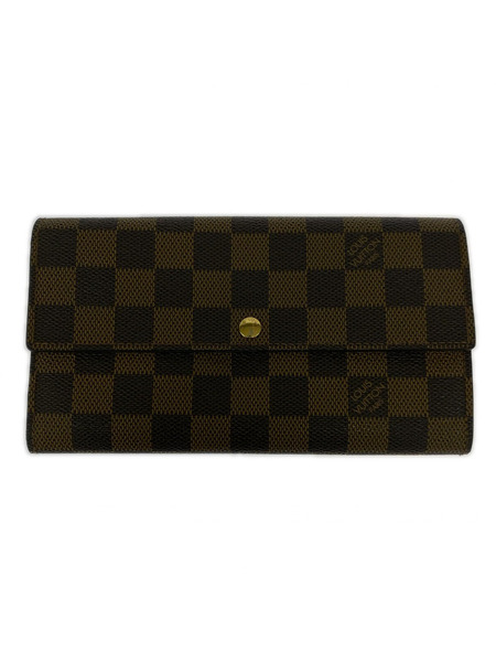 長財布 LV ポルトフォイユ サラ ダミエ エベヌ
