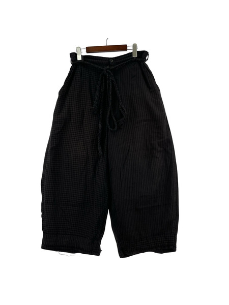 パンツ alexander manamis 25ss CHECK PATNS