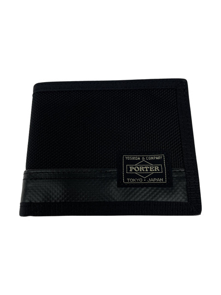 PORTER 二ツ折リ財布 ブラック[値下]