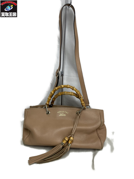 ハンドバッグ GUCCI 323660 バンブーショッパー ハンドバッグ[値下]
