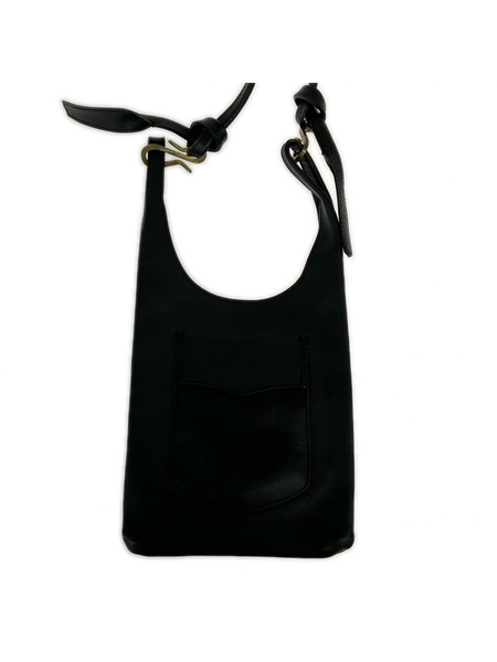 NICENESS ショルダーバッグ BLK nn-lcla04 LOWE-PETIT レザーバッグ 黒