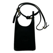 NICENESS ショルダーバッグ BLK nn-lcla04 LOWE-PETIT レザーバッグ 黒