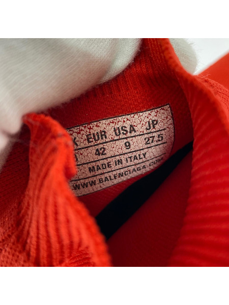 BALENCIAGA 靴 18SS SPEED TRAINER 27.5cm RED