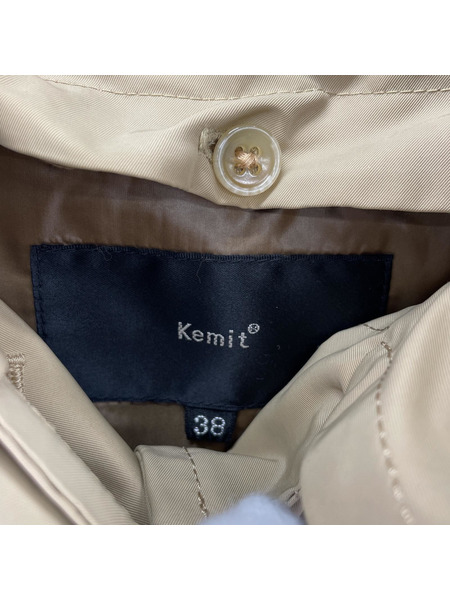 Kemit ソノ他 トレンチコート ベージュ(38)[値下]