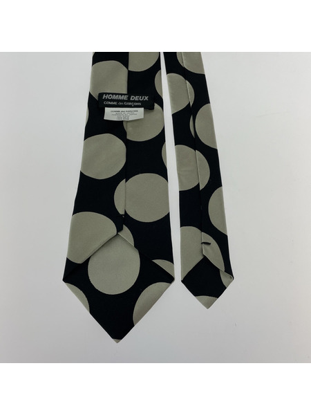 COMME des GARCONS ソノ他 HOMME DUEX ドット ネクタイ ブラック