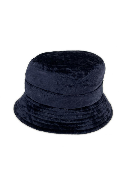 Needles ハット ベロア バケットハット 紺
