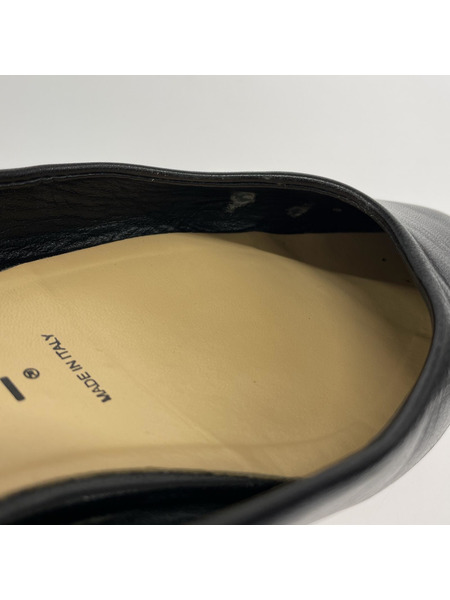 FABIO RUSCONI シューズ アーモンドトゥパンプス/BLK/F-2428/37