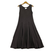 ノースリーブワンピース CADUNE サーマル ワンピース グレー