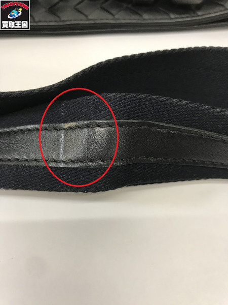 Bottega Venetta ショルダーバッグ イントレチャート 黒