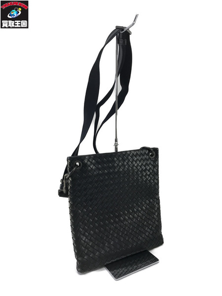 Bottega Venetta ショルダーバッグ イントレチャート 黒
