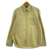 STUSSY 長袖シャツ 90s USA製デザ-トナイトカモ/ベージュ