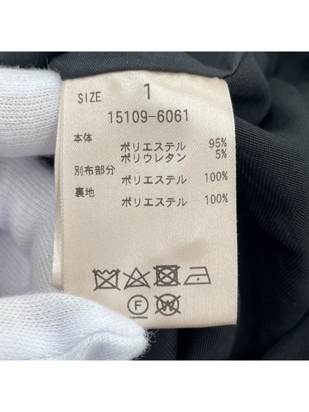 CLANE ロングスカート ミリタリープリーツドッキングスカート BLK[値下]