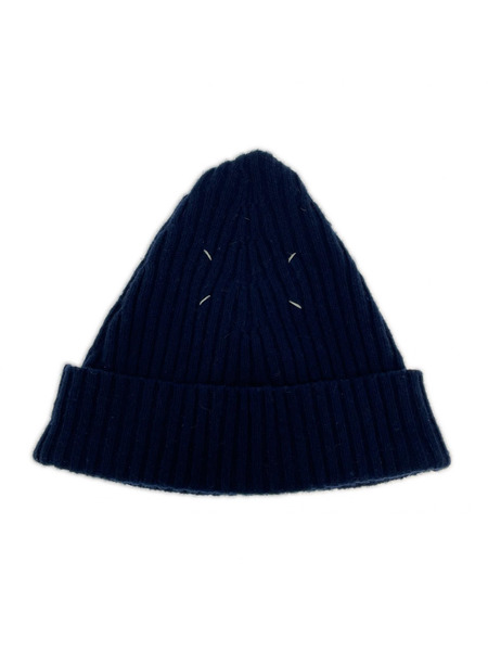 MAISON MARGIELA ニットキャップ 20AW ニットキャップ ネイビー