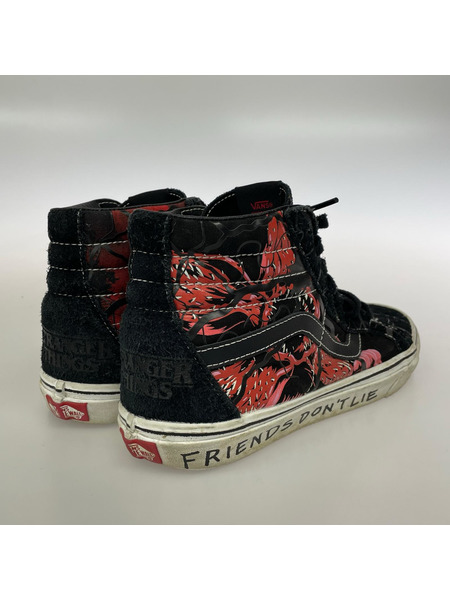 VANS × Stranger Things Sk8-Hi Reissue (28cm) ブラック×レッド