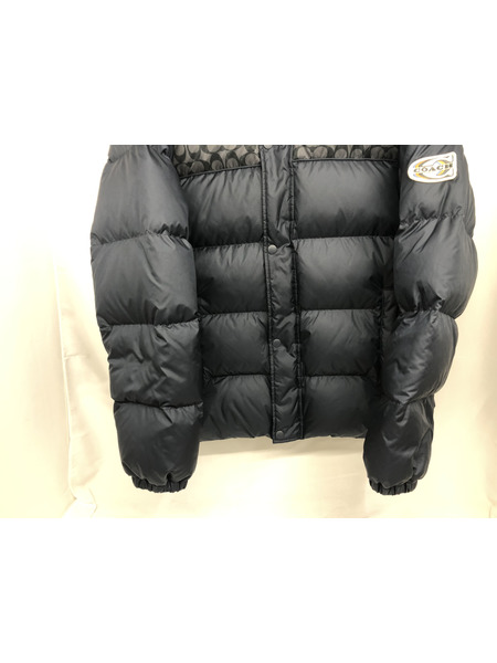 COACH シグネチャー ダウンジャケット L NVY CE333