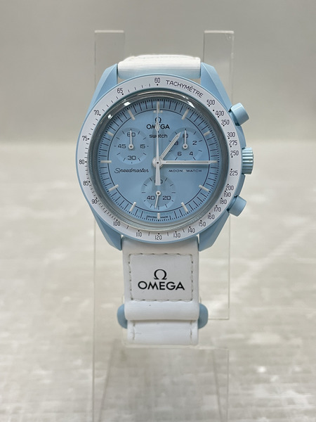 オメガ×スウォッチ/ミッショントゥウラヌス/S033L100 メンズQZ[値下]