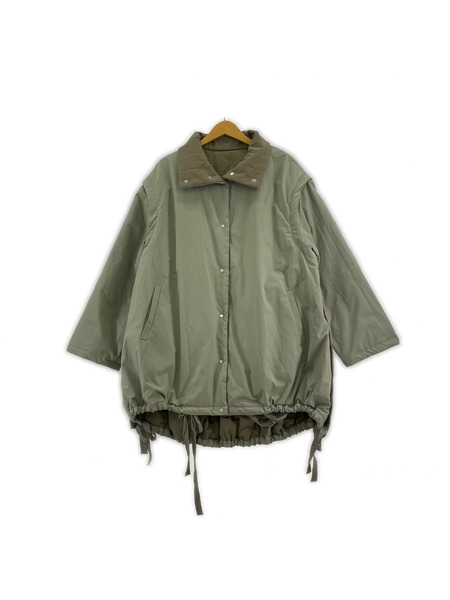 Kastane ジャケット リバーシブルコート カーキ/ベージュ