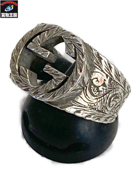 GUCCI/インターロッキングG/アラベスクリング 18号 グッチ　指輪