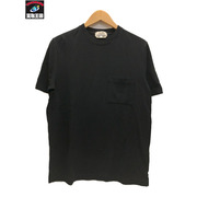 HERMES/ポケットTシャツ/S/黒