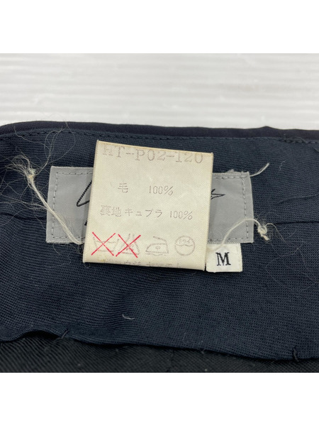 Yohji Yamamoto パンツ POUR HOMME 94SS 2タックスラックス 紺 (M)[値下]