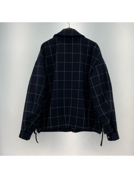 THE RERACS ジャケット 21AW/LIGHT MELTON WOOL HARRINGTON JACKET