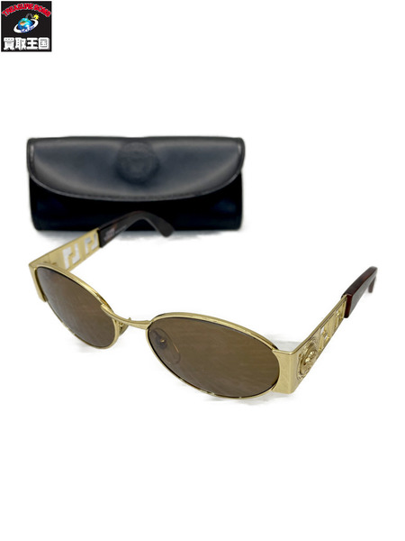 VERSACE MOD.S38 サイドメデューサ オーバルサングラス