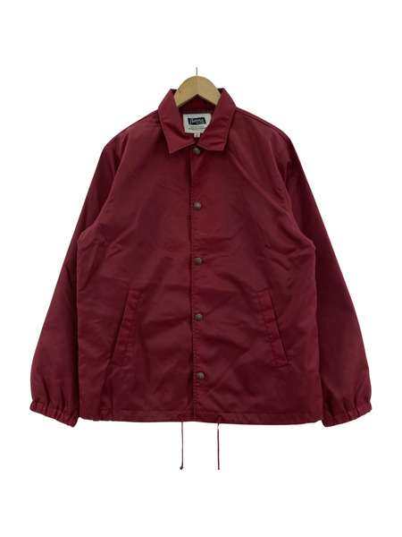 Pherrow's ブルゾン・ジャンパー NYLON COACH JACKET 無地 赤(38)[値下]