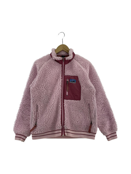 patagonia ジャケット レトロX フリースジャケット ピンク (KID'S XL)