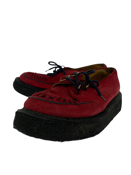 GEORGE COX シューズ ギブソン 赤(9)[値下]