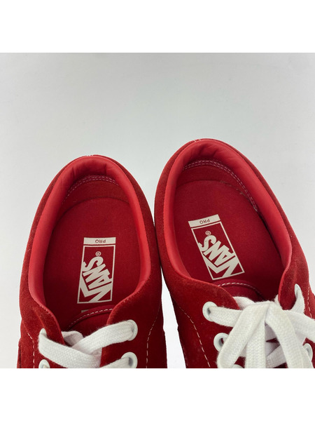 VANS スニーカー ERA PRO Suede RED/WHITE